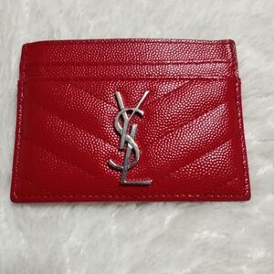Ysl card case wallet